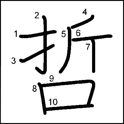 哲 部首|漢字「哲」の書き順・部首・画数・意味や読み方